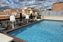 The roof at Hotel Claris