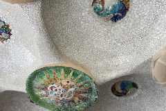 Park Güell ceiling mosaic