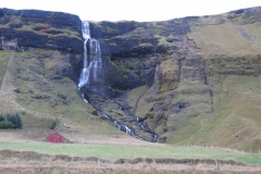 Waterfall and Farmhouse