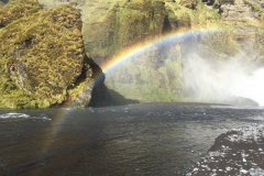 Rainbow at Skógafoss