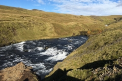 Skógafoss from the top