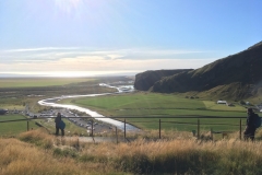 View from atop Skógafoss