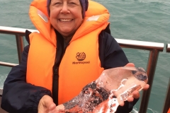 Jökulsárlón -- Mom With a Chip Off the Old Iceberg